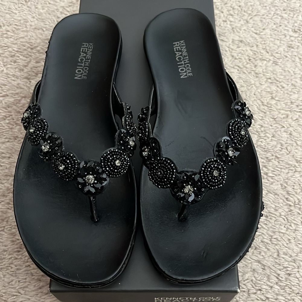 Kenneth Cole Reaction Women’s Black Sandals/ Size 7